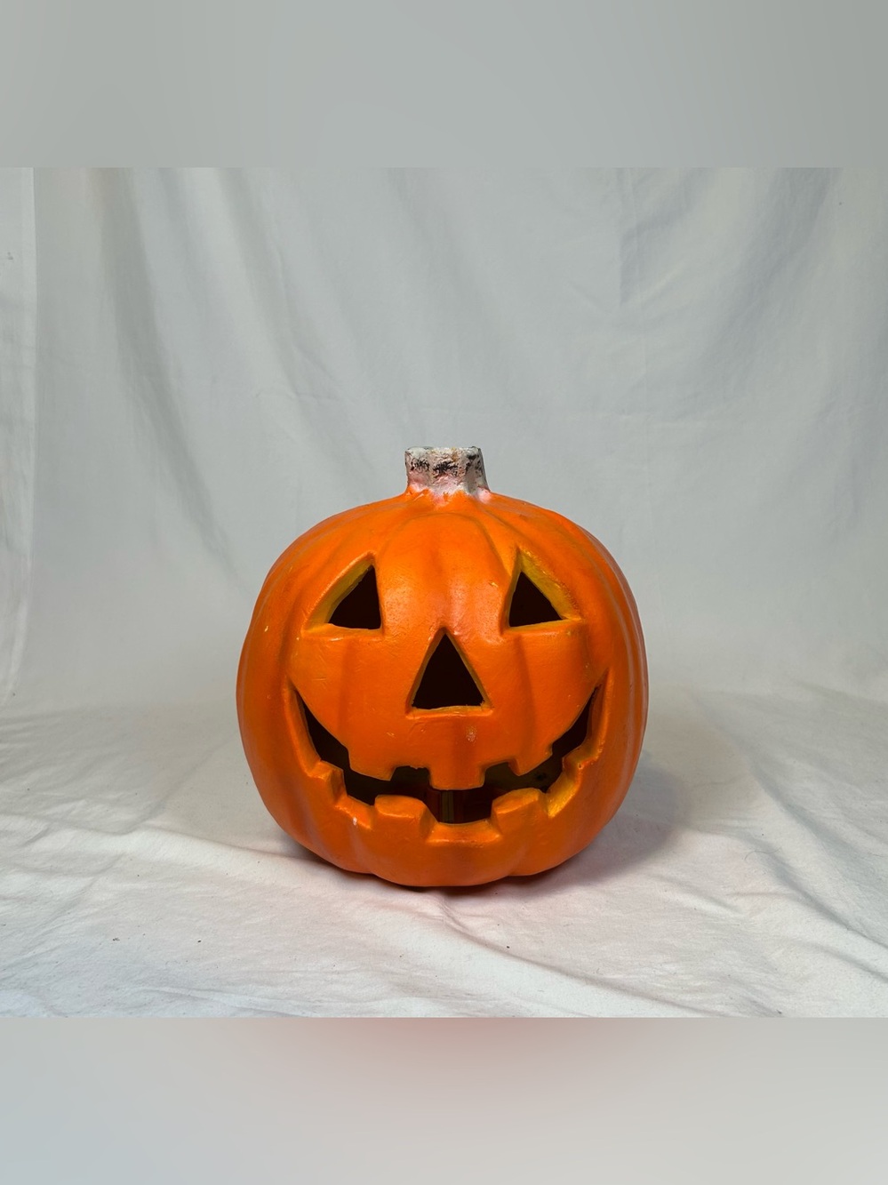 Vintage 1998 Paper Magic Group Jack O Lantern Pumpkin Lighted Halloween Decor